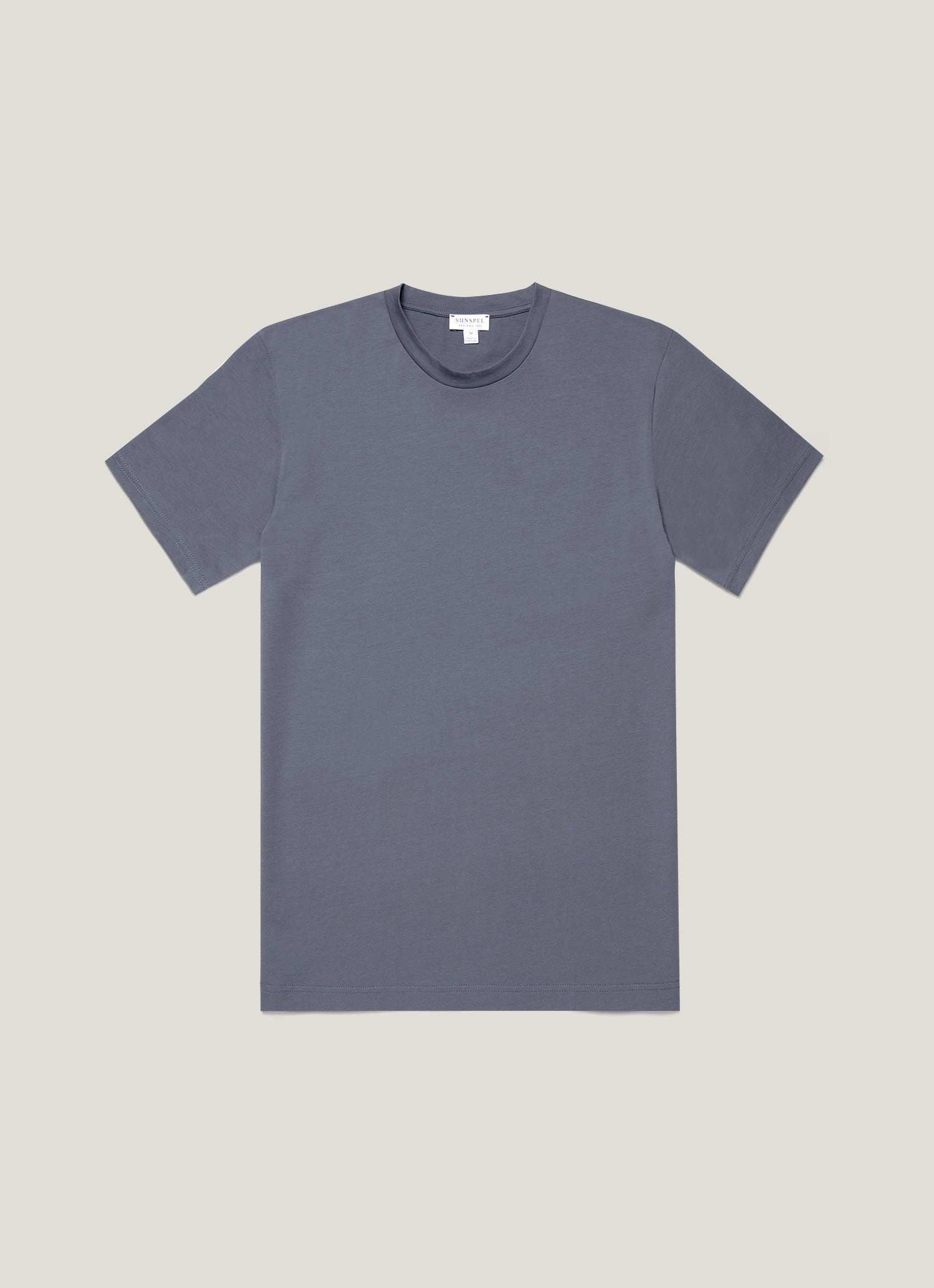 Men's Riviera Midweight T-shirt in Slate Blue Buttery Soft Fabric