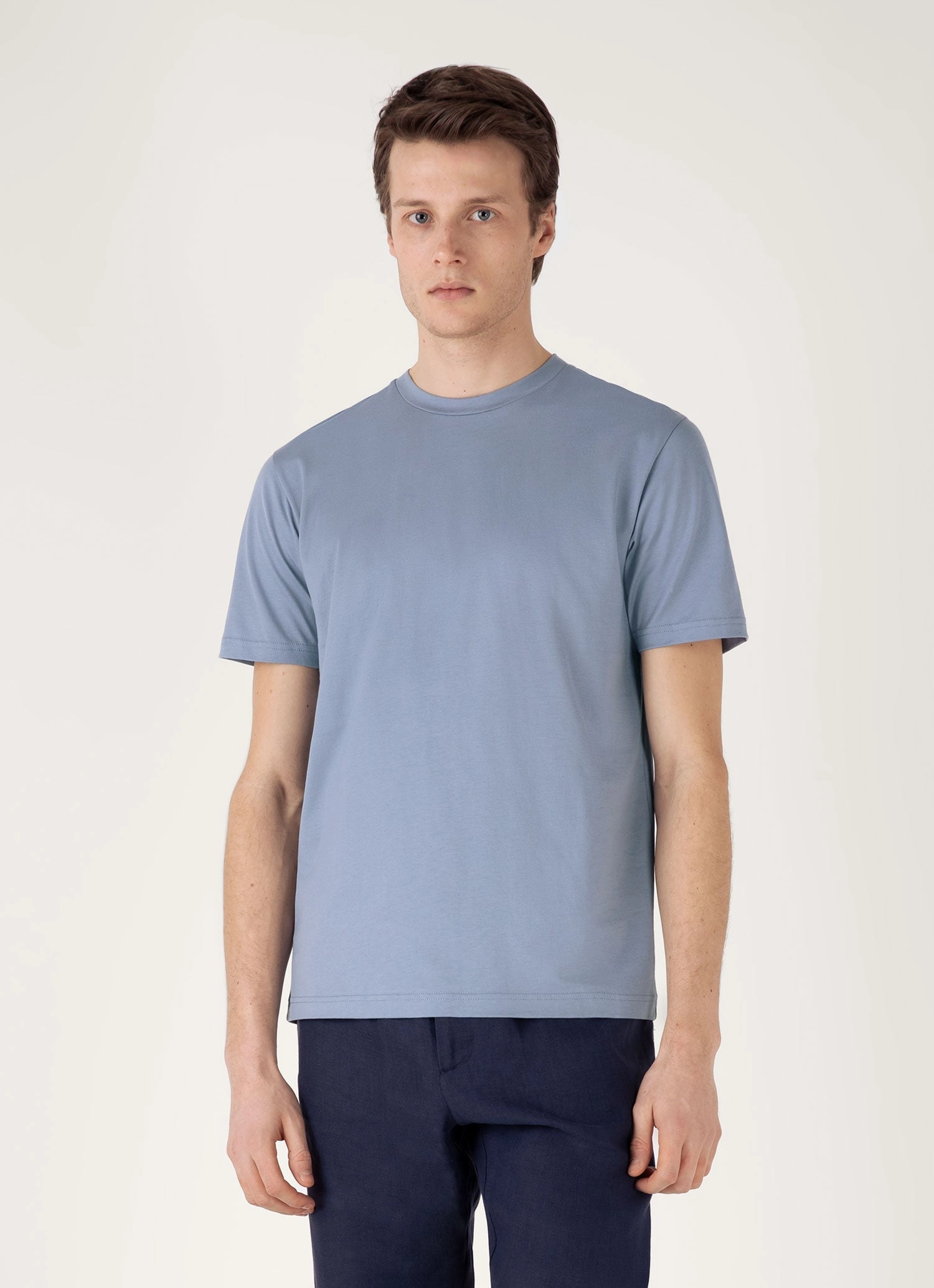 Modern Casual Men's Riviera Midweight T-shirt in Vintage Blue