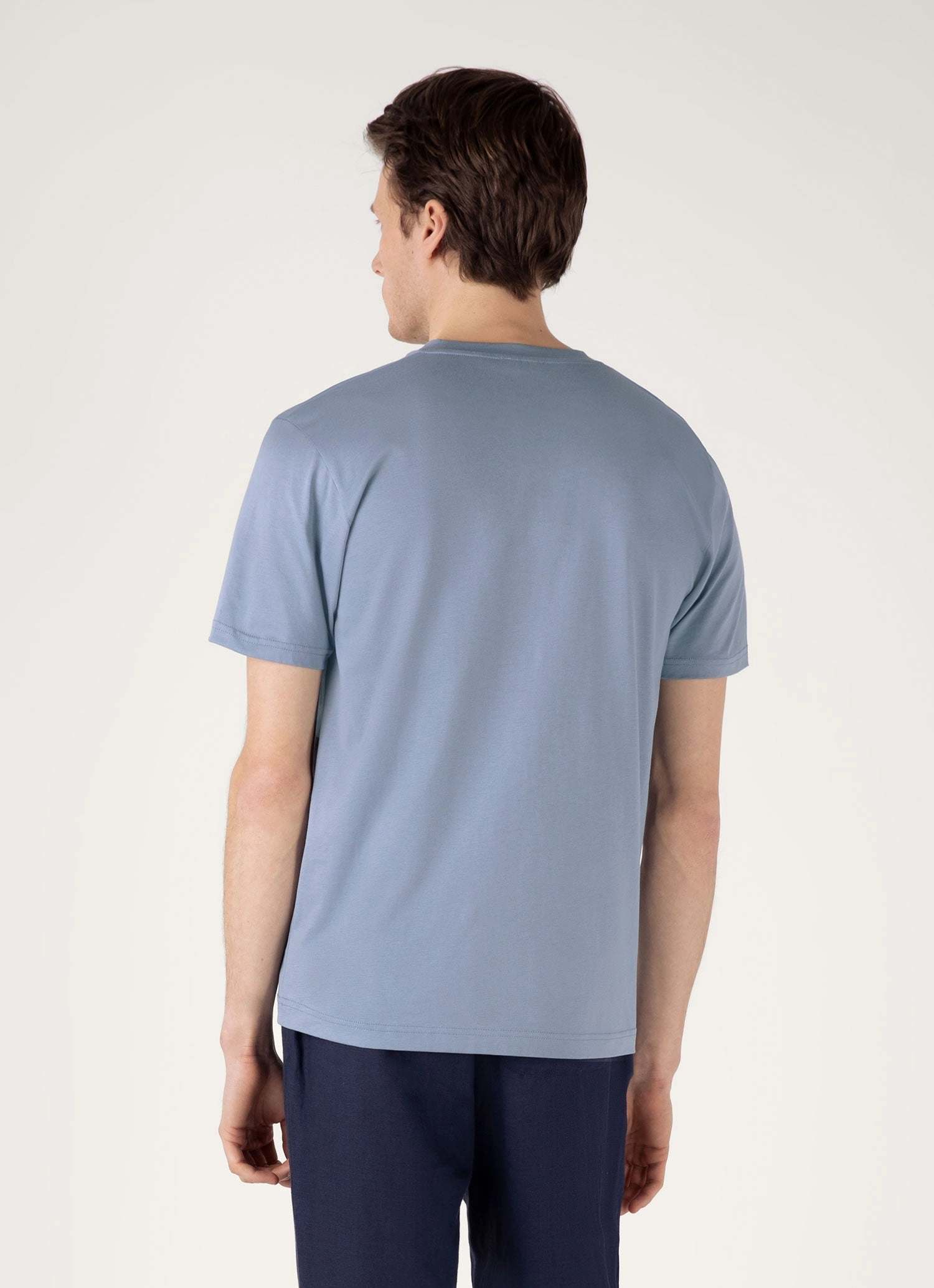 Cozy Wear Business Meeting Men's Riviera Midweight T-shirt in Vintage Blue