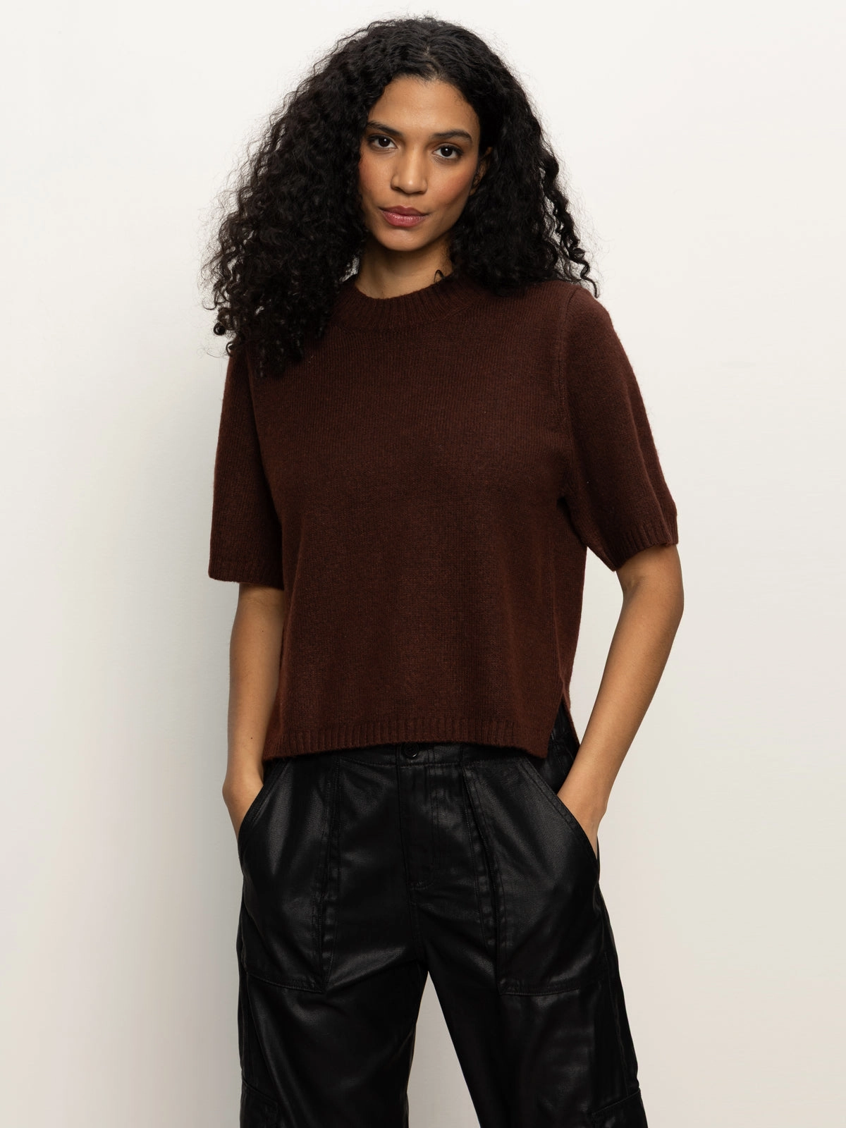 Perfect Sweater Tee Chicory Warm Vibe Layer Ready