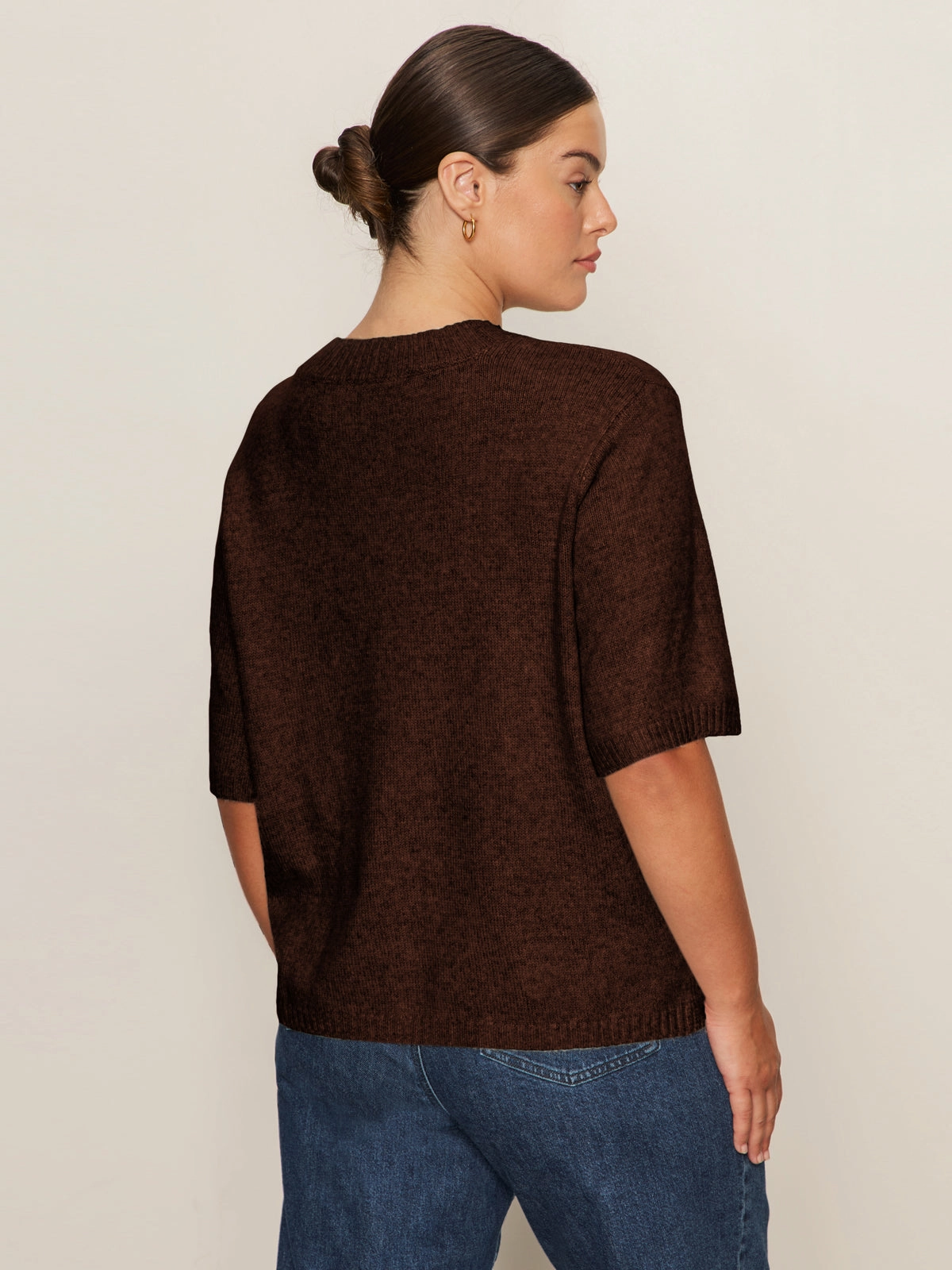 Perfect Sweater Tee Chicory Extended Sizing Office Trend