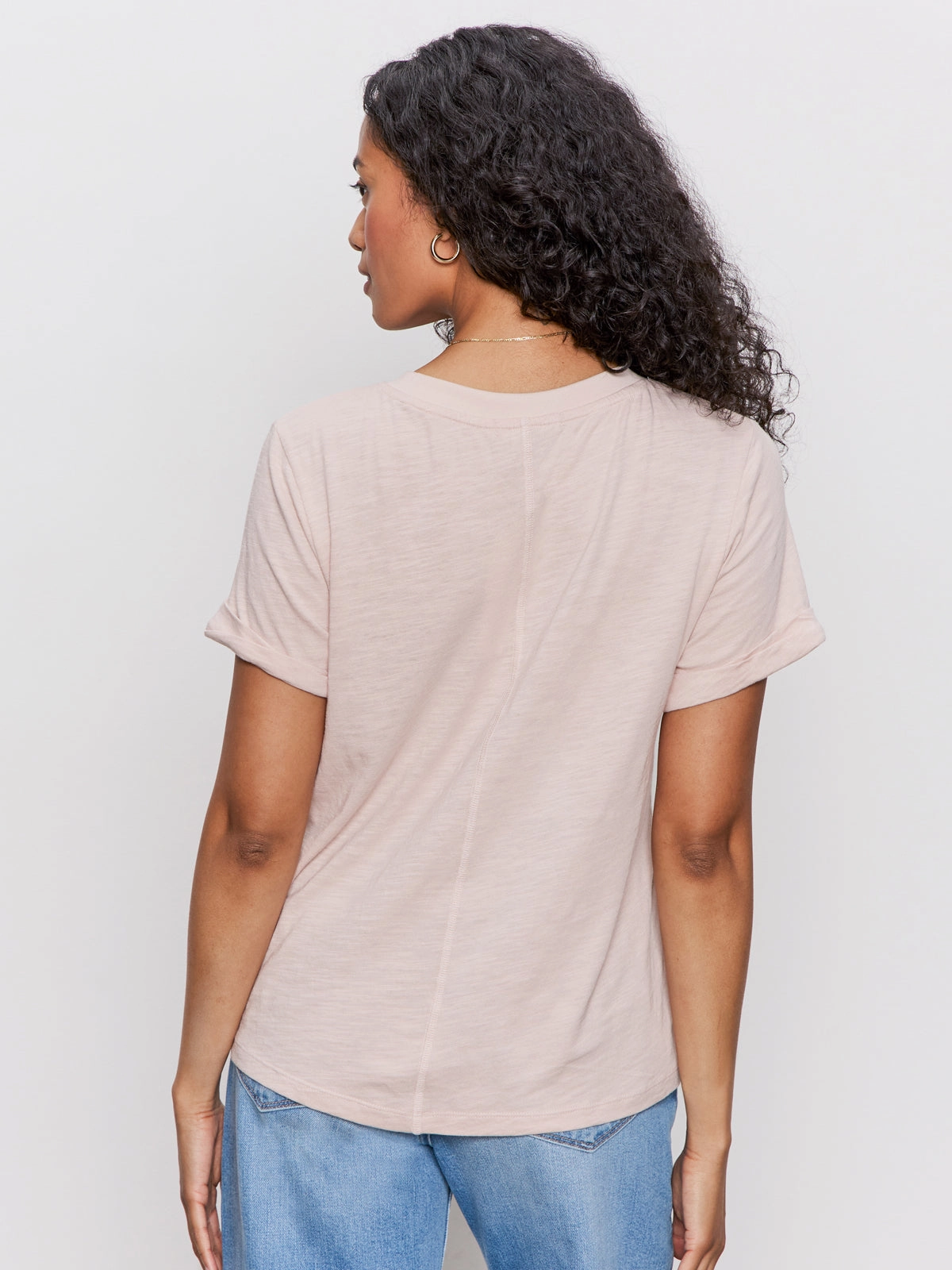 Perfect Tee Remix Vapor Rose Pilling Resistant Finish Comfortable Layer