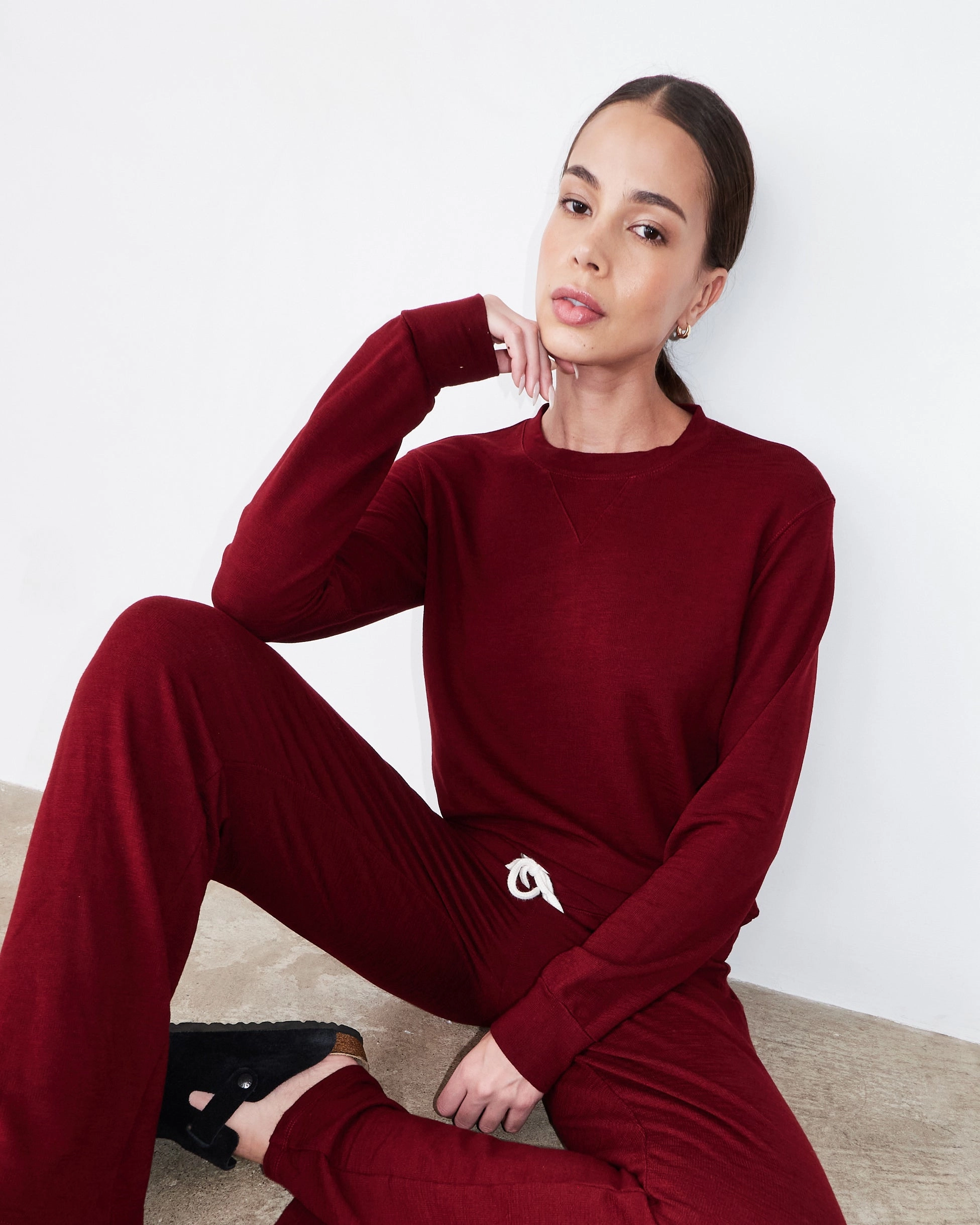 Supersoft Crew Neck Sweatshirt AbrasionResistant Finish FadeResistantTechnology