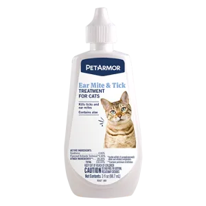 PetArmor® Ear Mite & Tick Treatment for Cats - 3oz