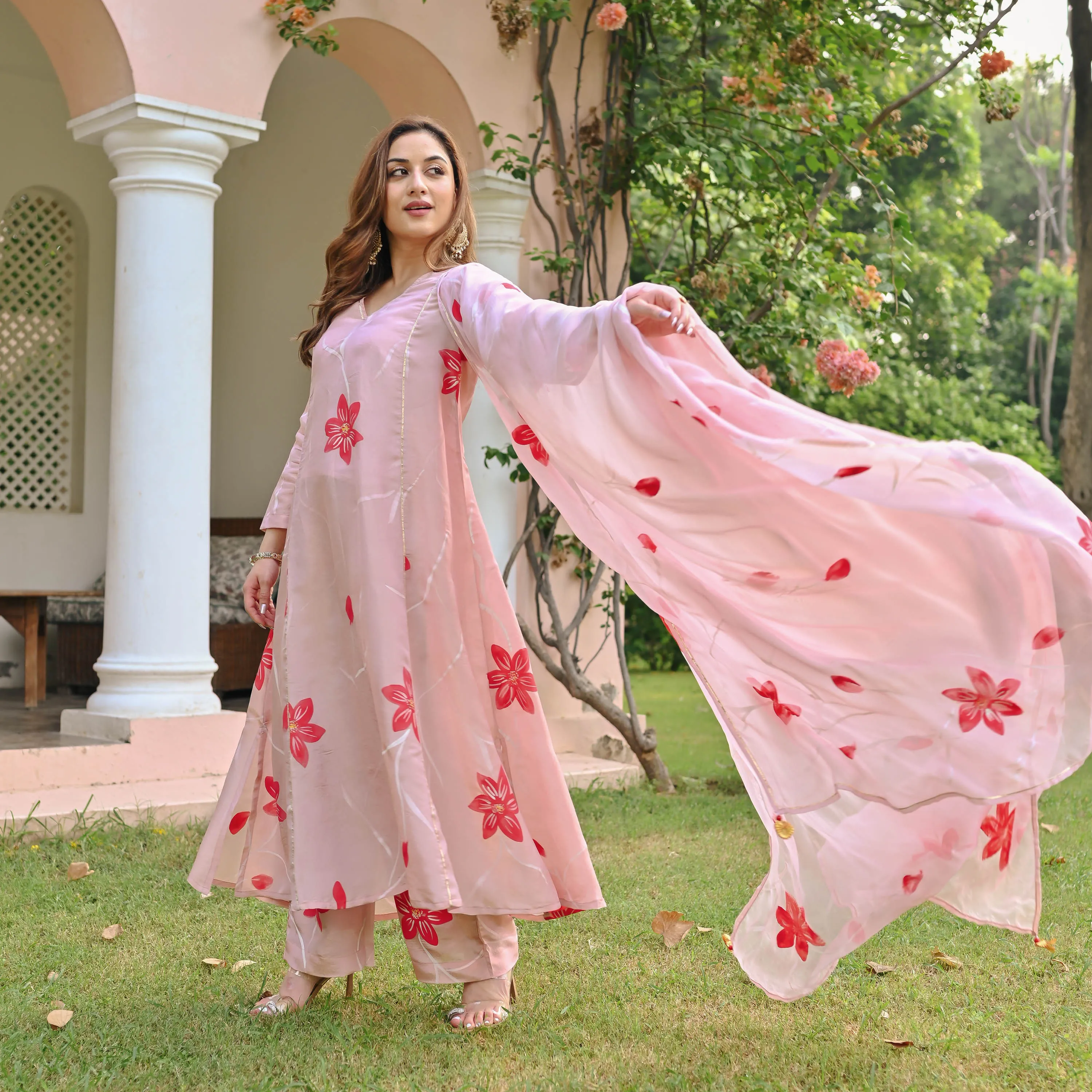 Pihu Tissue Silk Suit set