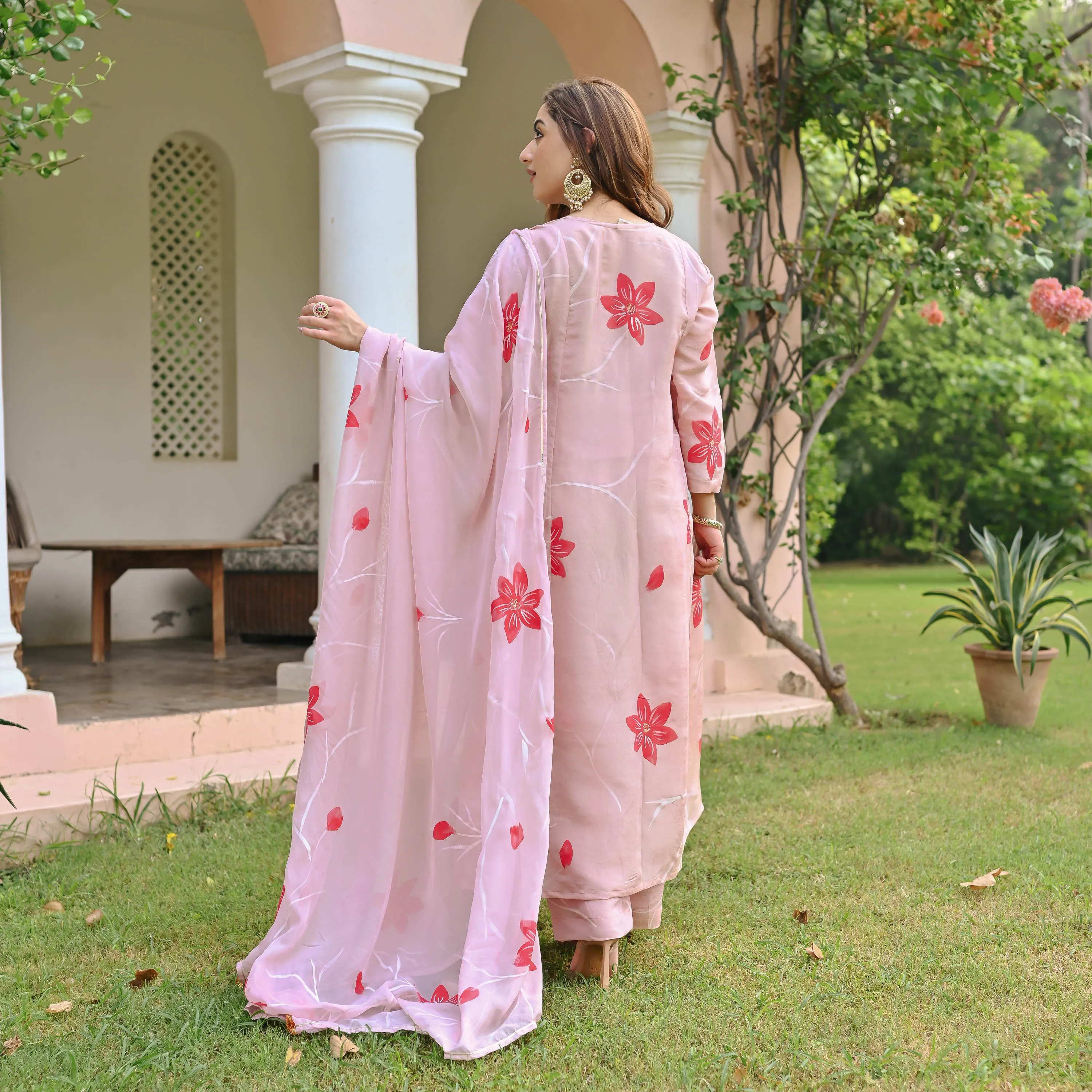 Pihu Tissue Silk Suit set