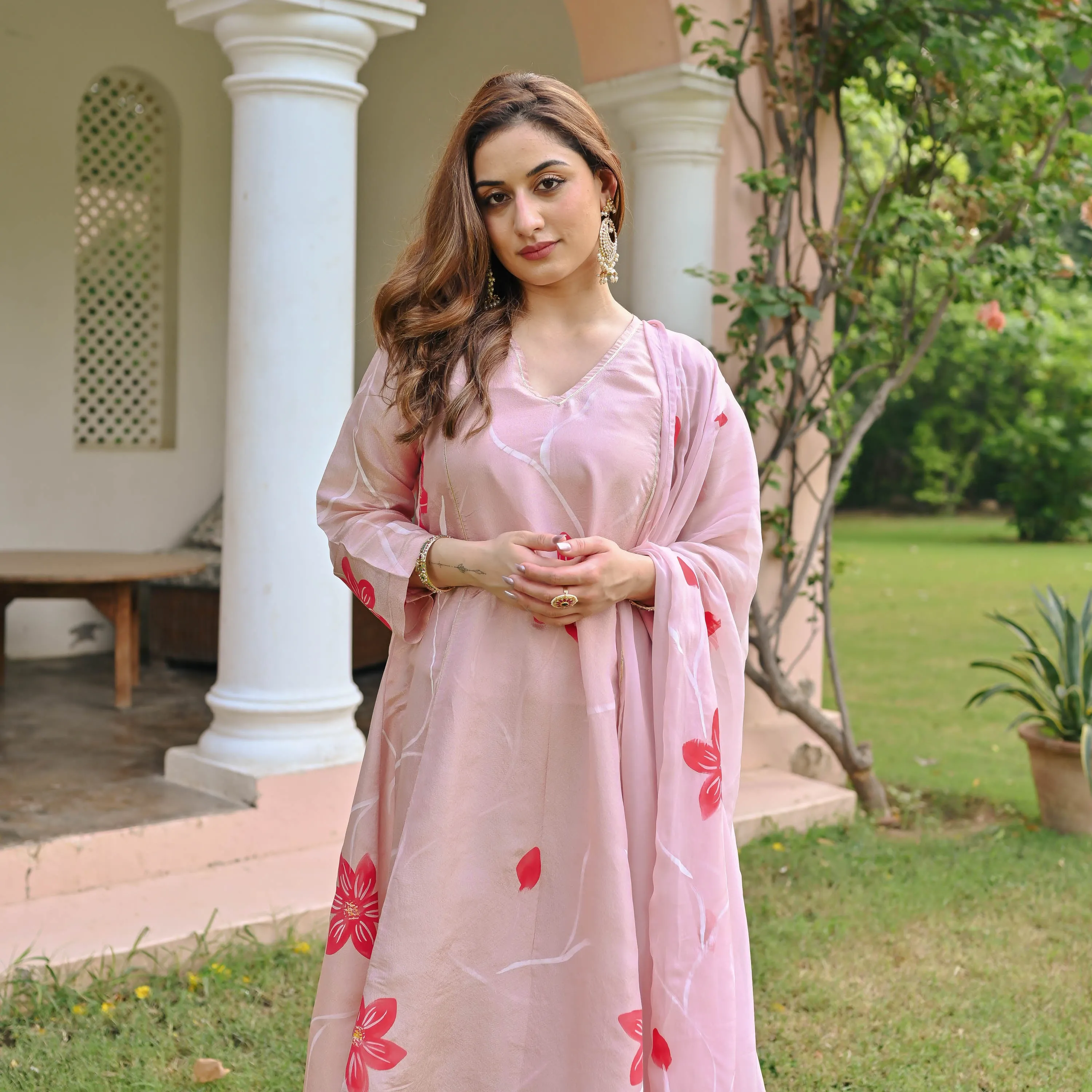 Pihu Tissue Silk Suit set