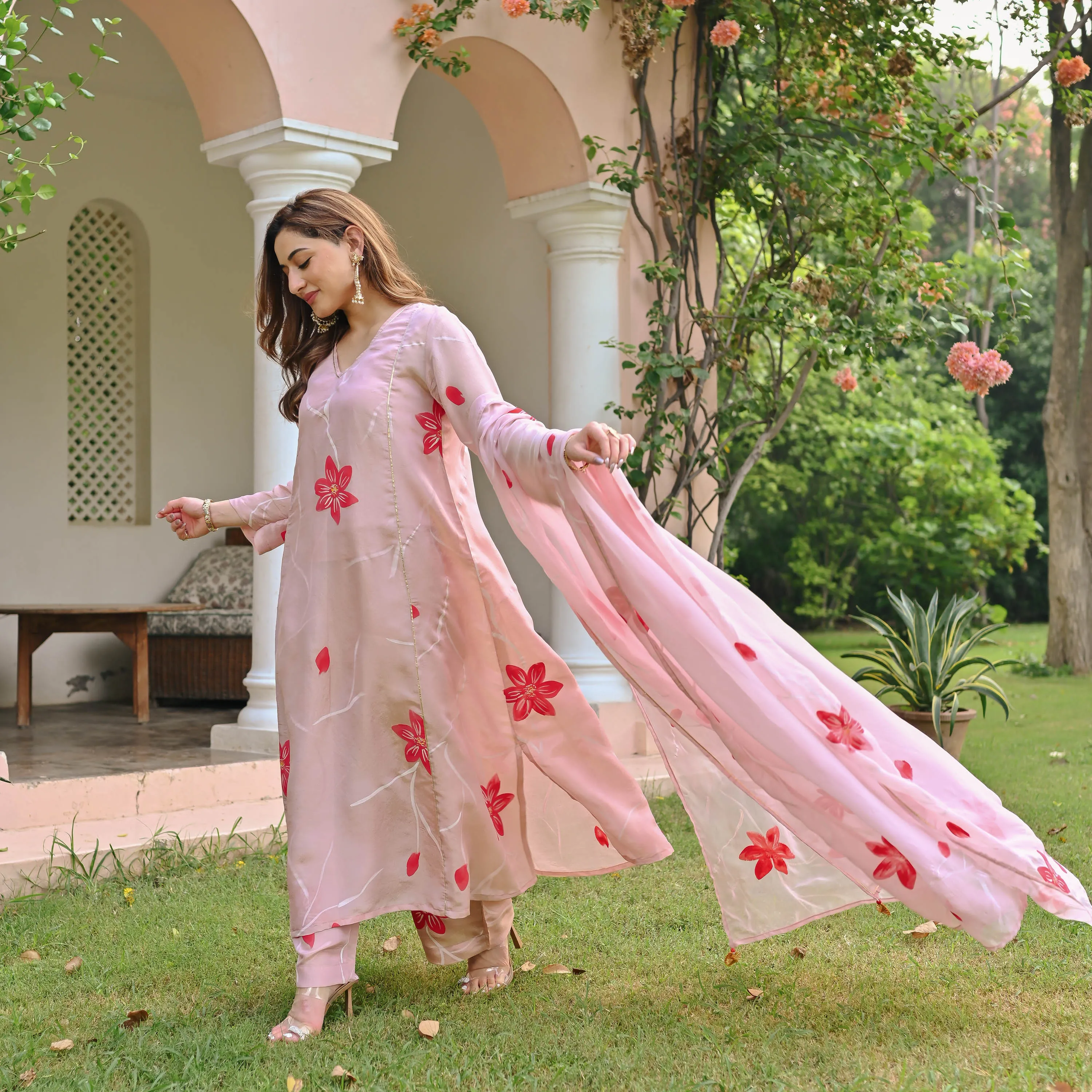 Pihu Tissue Silk Suit set