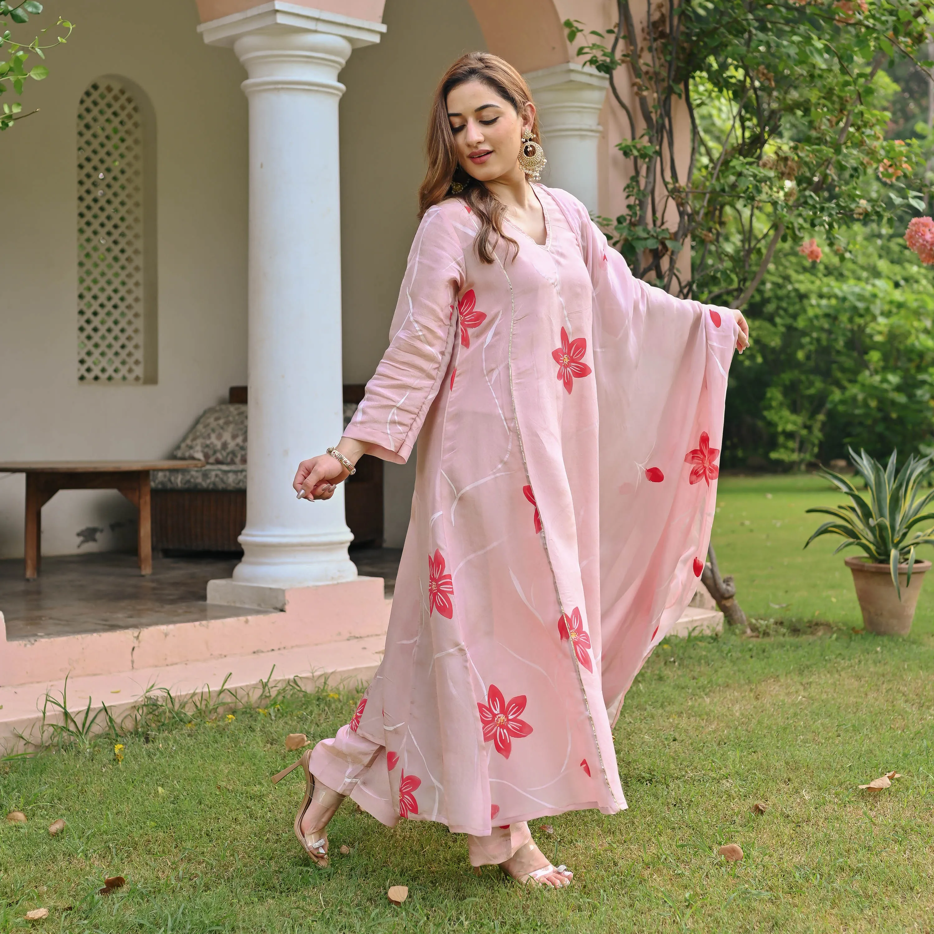 Pihu Tissue Silk Suit set