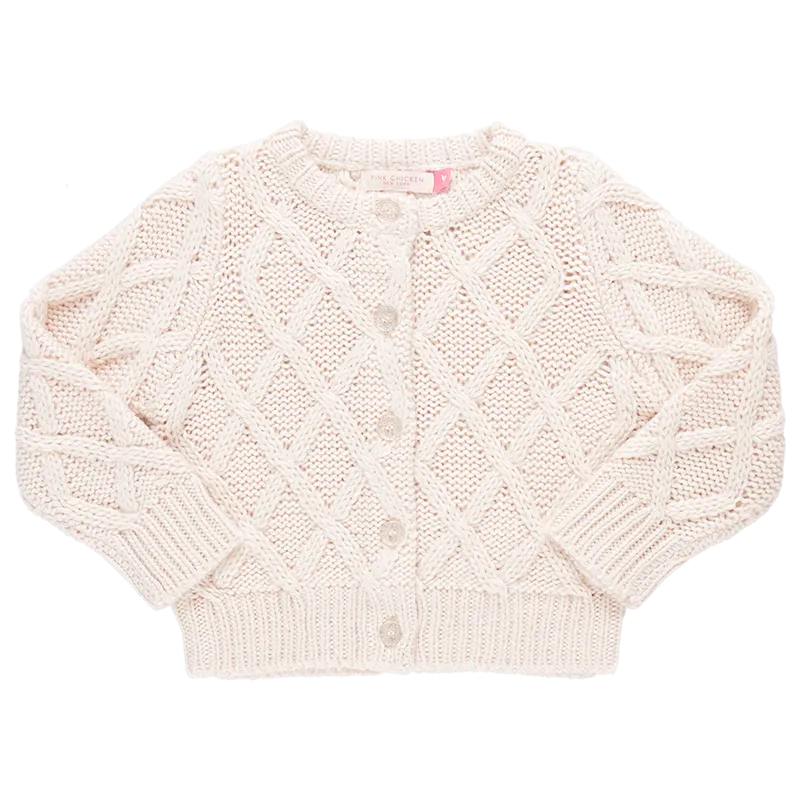 Pink Chicken Katrina Sweater in Cream