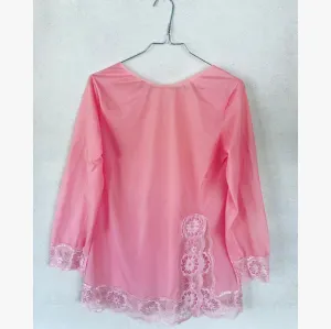 Pink Semi Sheer Pajamas