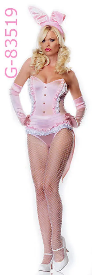 Pink Tuxedo Bunny Costume 83519