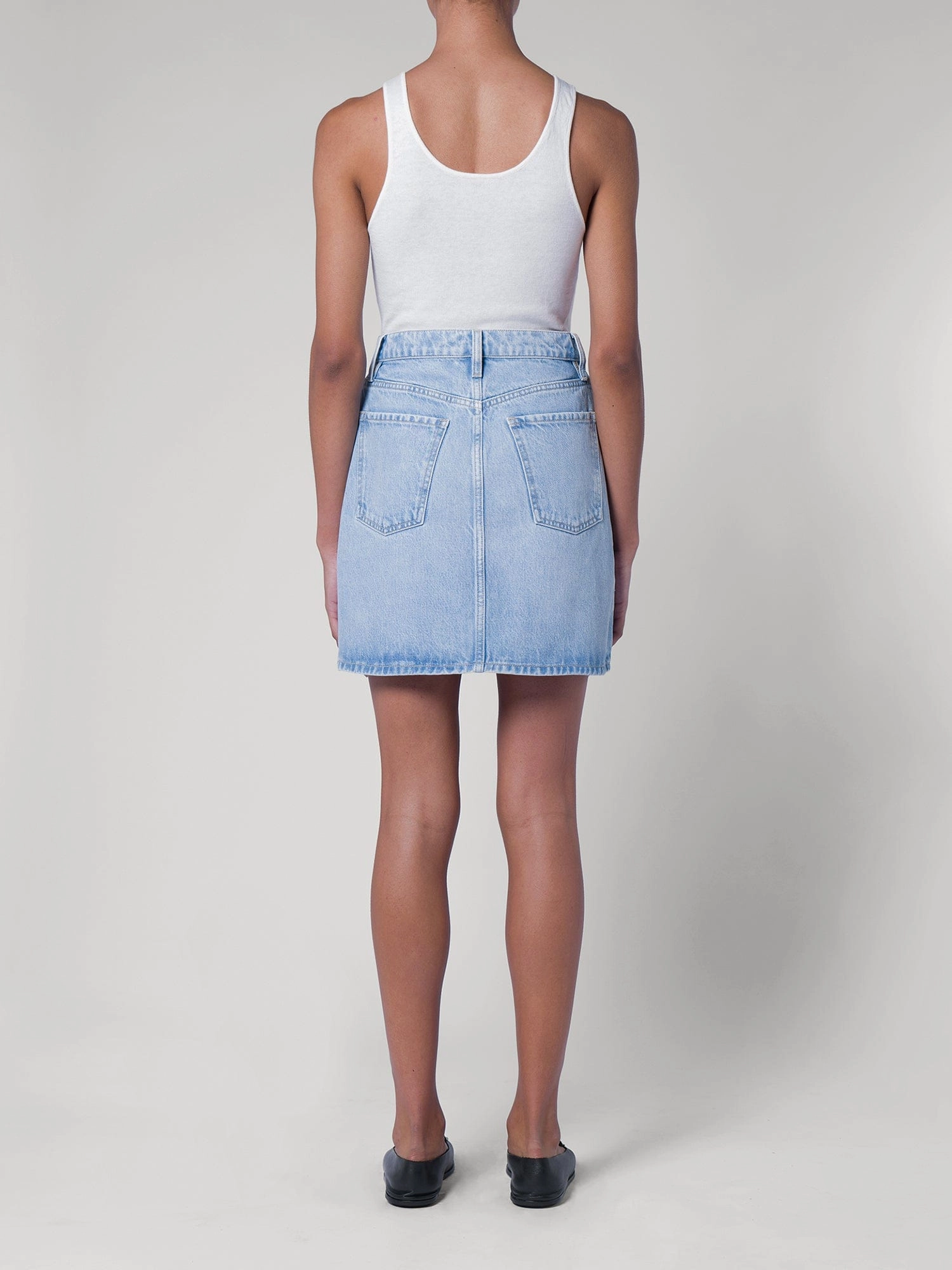 Playful Style Stretch Fit Design Piper Skirt Indigo Dreams