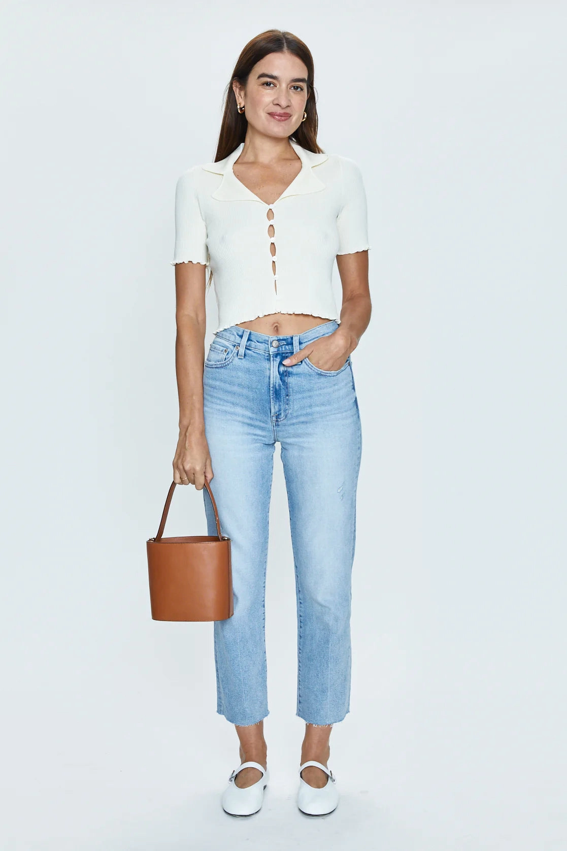 Pistola Charlie High Rise Classic Straight -Chalet Vintage Base Attire Core Style