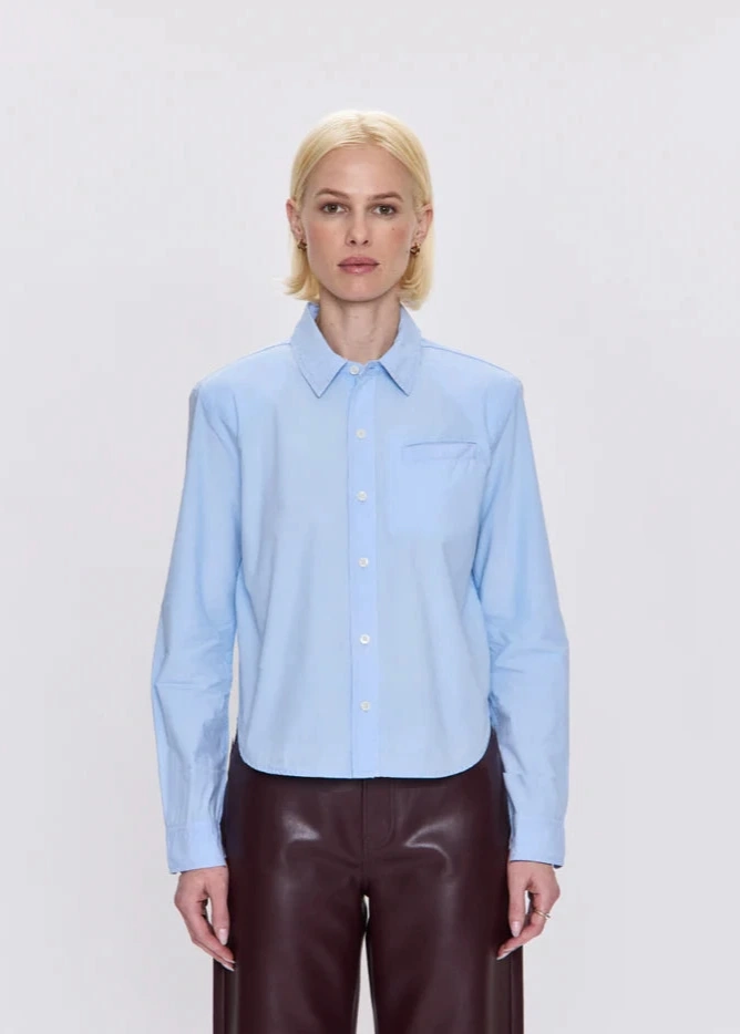 Pistola Ines Blazer Shirt City Blue Comfort Fit Design