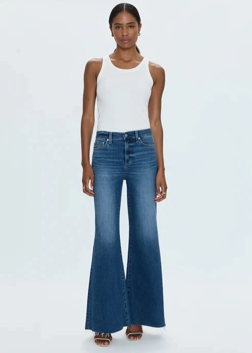 Pistola Izzy Mid Rise Wide Jean - Study Simple Layers
