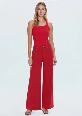 Pistola Jadyn Low Slung Palazzo Jean- Samba Core Style Casual Elegance Smart Basic Pistola Jadyn Low Slung Palazzo Jean- Samba