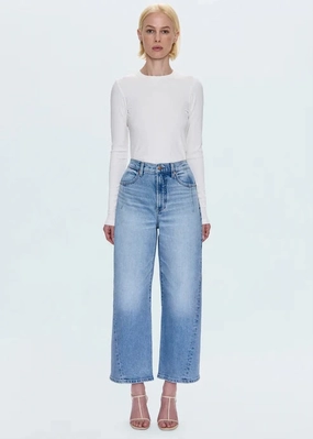 Pistola Kyra Ankle Jean Terrace Smooth Outline Pistola Kyra Ankle Jean Terrace Travel Outfit Evening Stroll Minimalist Modern Design