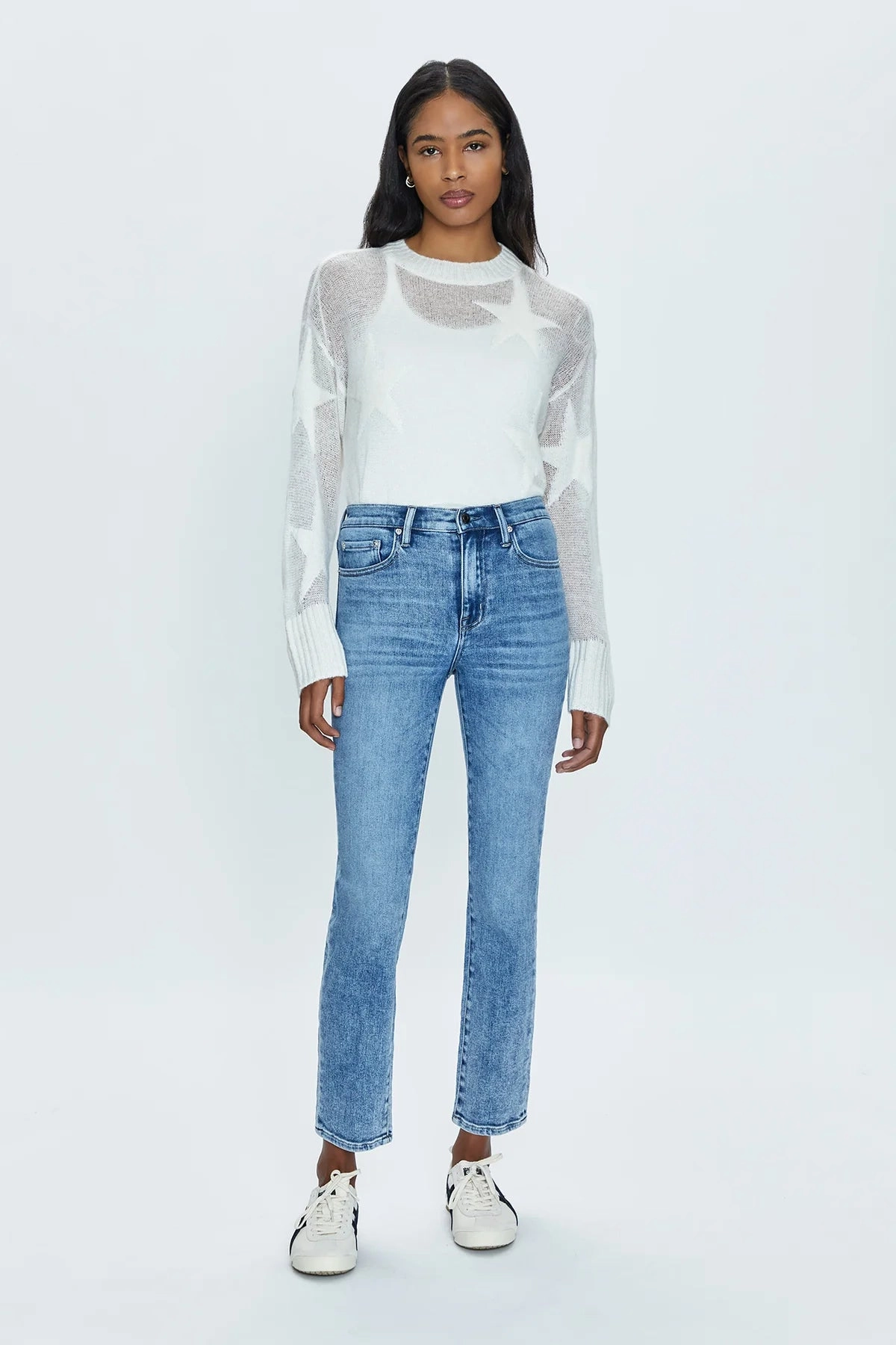Always Appropriate Pistola Madi High Rise Slim Jeans- Silver Lake