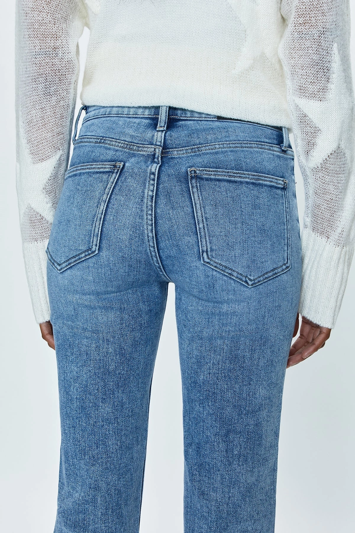 Chic Style Pistola Madi High Rise Slim Jeans- Silver Lake