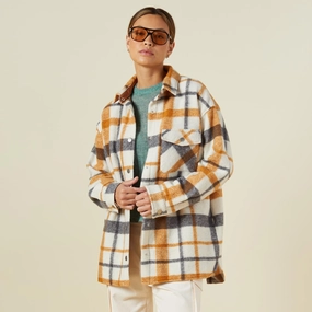 Plaid Shacket AntiOdorFinish AdvancedAirflowChannels Plaid Shacket