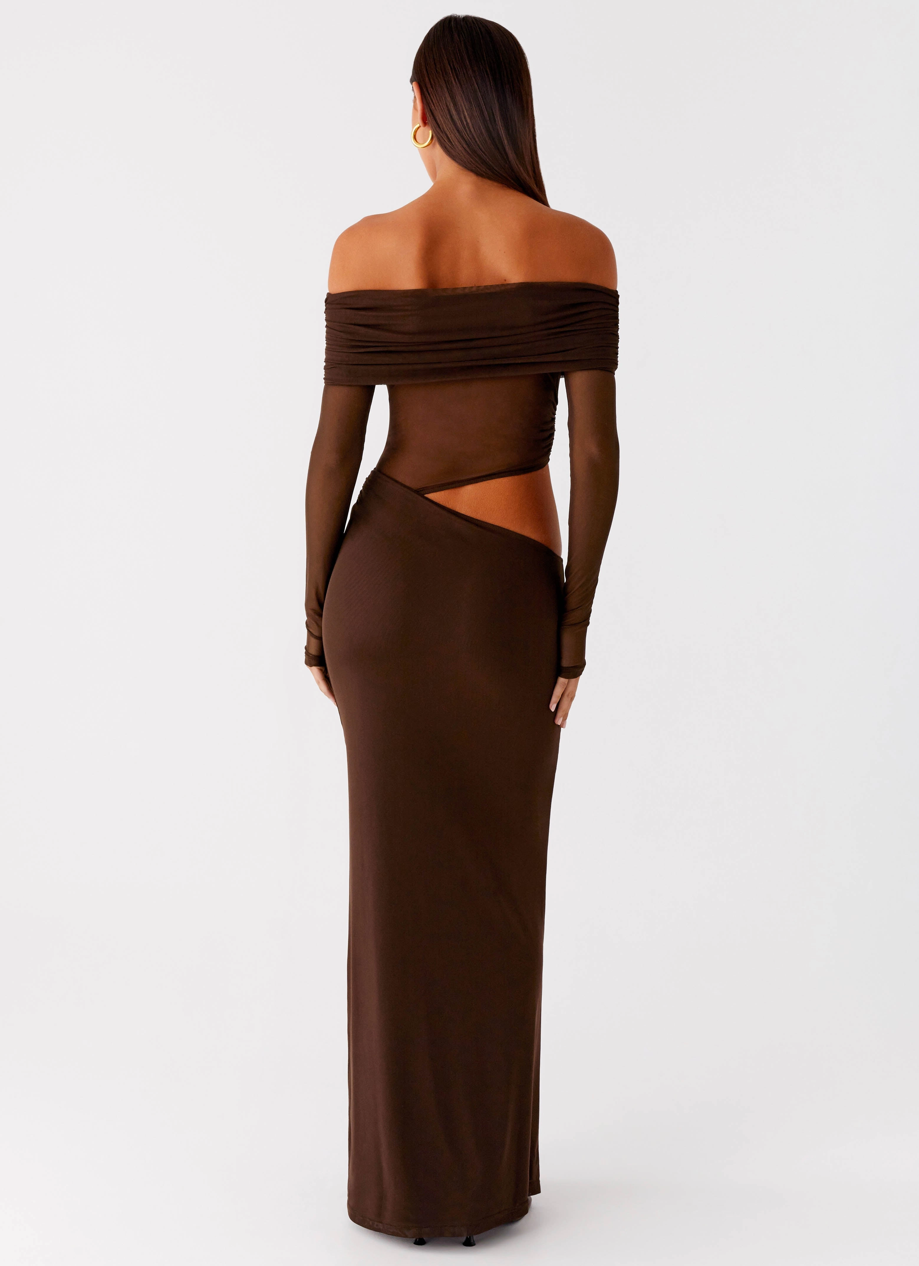 Neutral Look Playful Mood Emery Maxi Dress - Chocolate