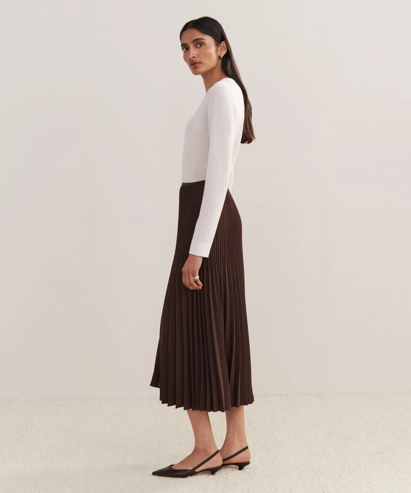 Pleated Skirt Practical Comfort