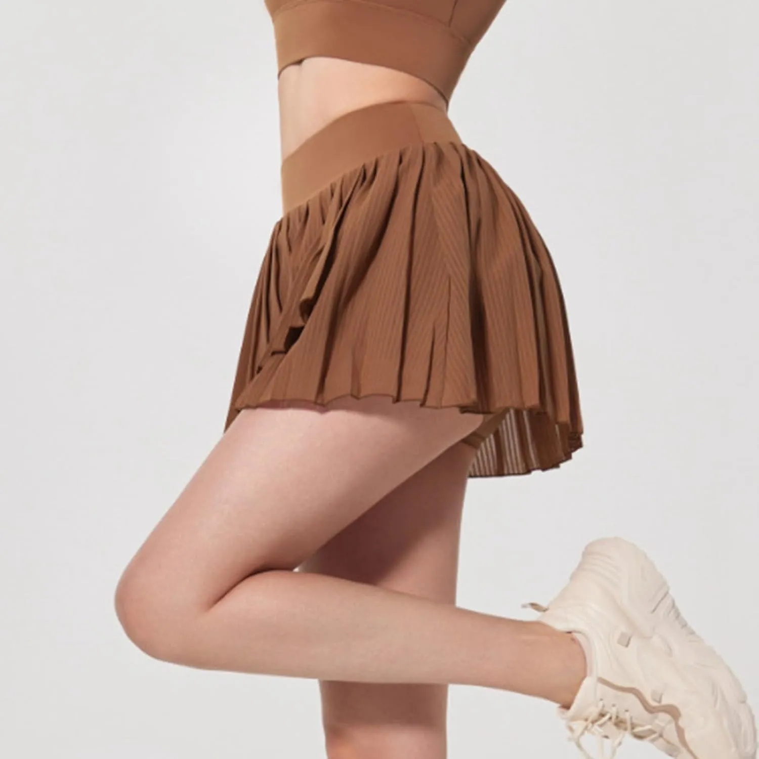 Pleated Tennis Skirt for Women with Pockets Shorts Women's High Waisted Lightweight Athletic Golf Skorts Skirts 2025 Clothes