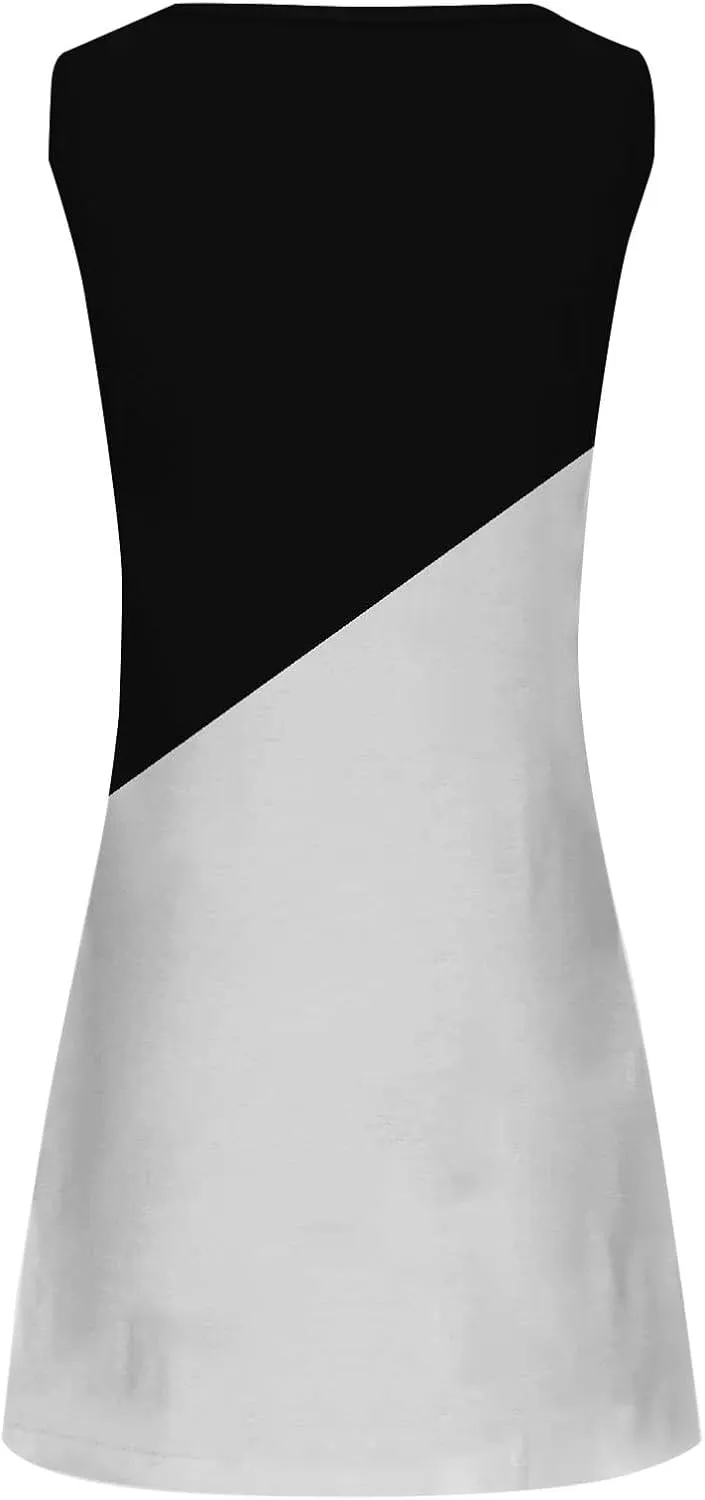 Plus Size Sundresdes for Women Sun Dresses for Women 2025 Vacation Beach Casual Summer Sundresses Sleeveless Tank