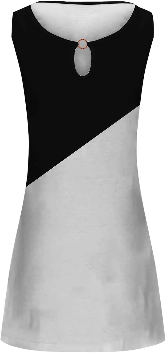 Plus Size Sundresdes for Women Sun Dresses for Women 2025 Vacation Beach Casual Summer Sundresses Sleeveless Tank