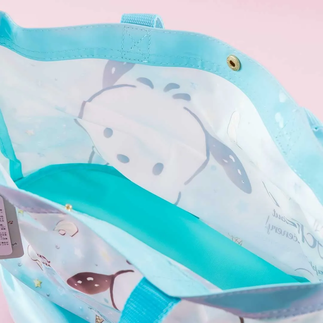 Pochacco Beach Tote Bag