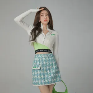 Pocket A-Line Mini Skirt