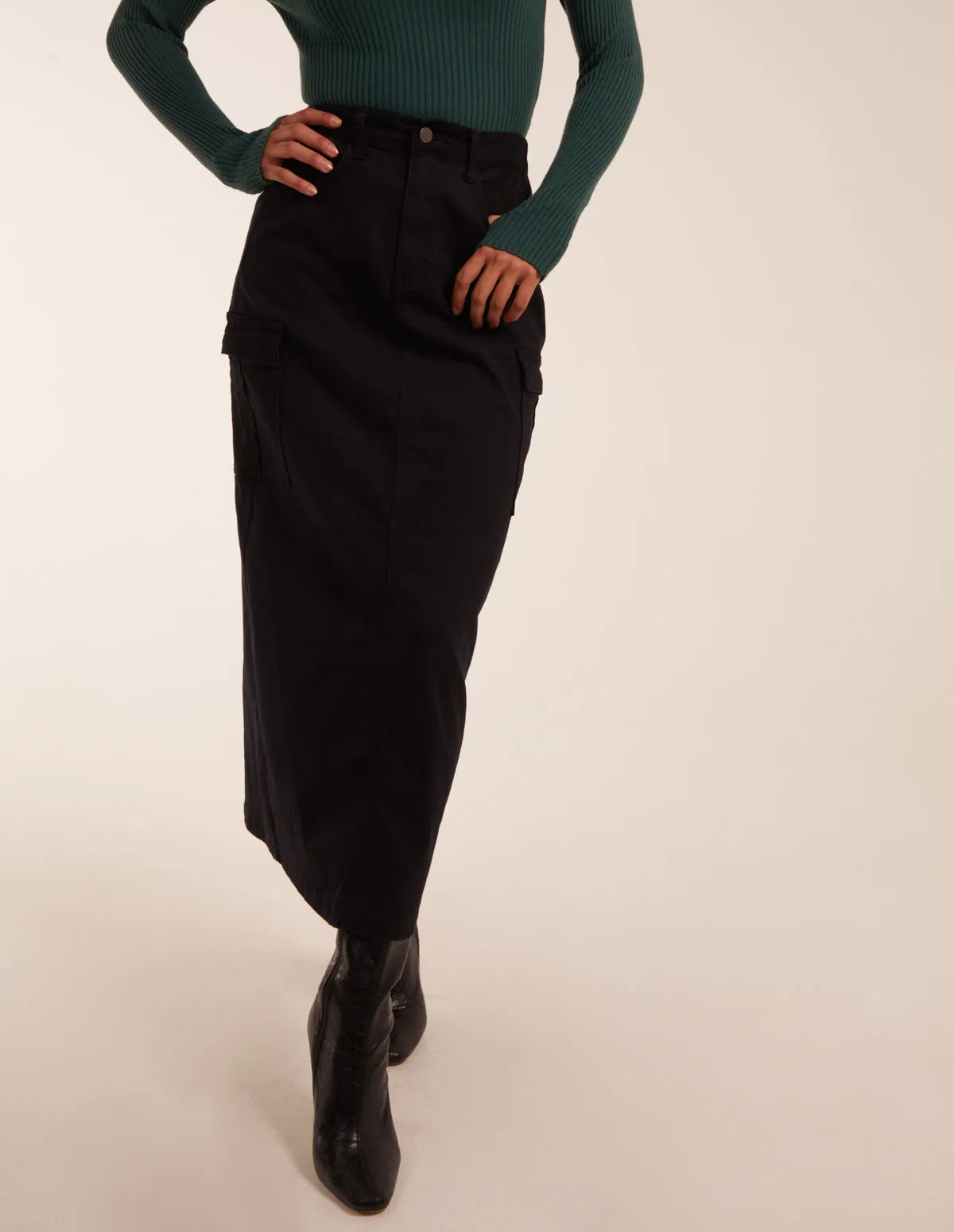 Pocket Maxi Skirt