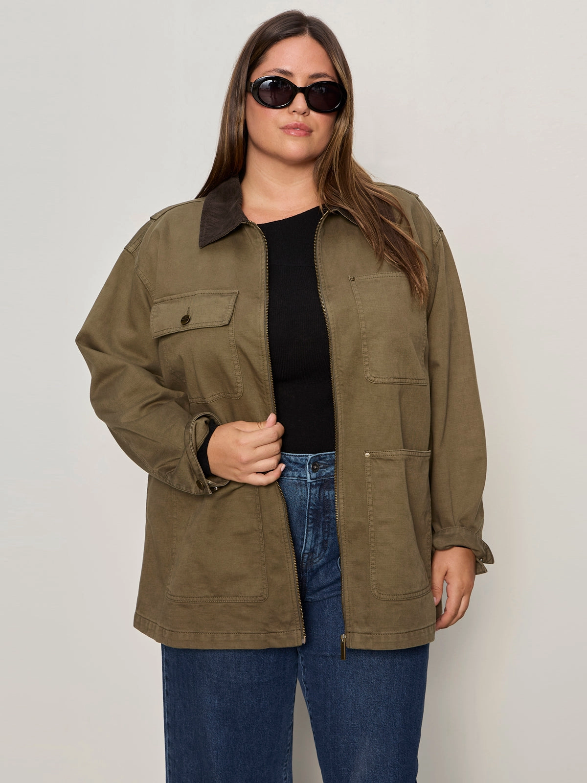 Barn Jacket Burnt Olive Extended Sizing Breathable fabric
