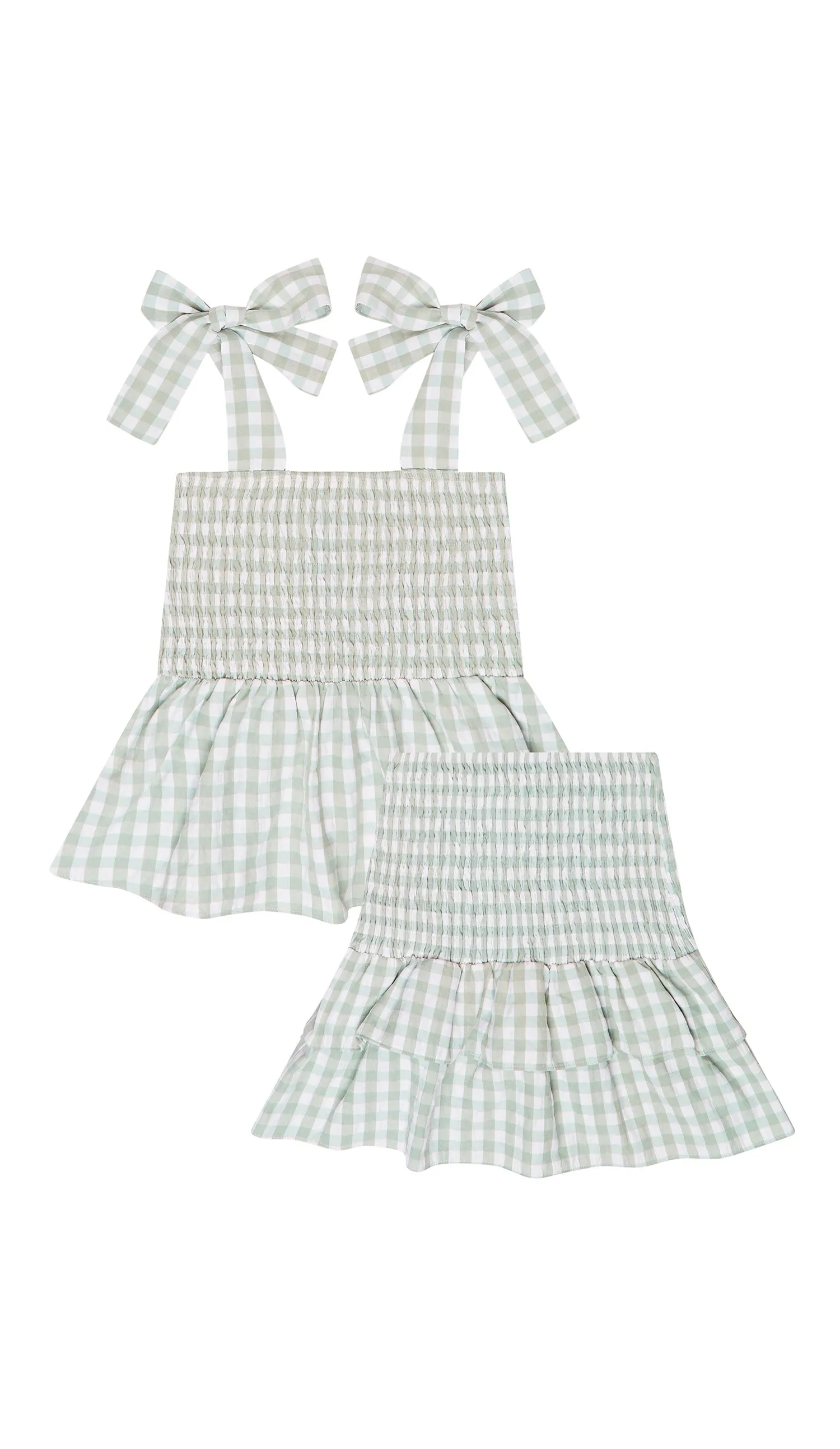 POSITANO SET IN SOFT SEA GREEN AND WHITE