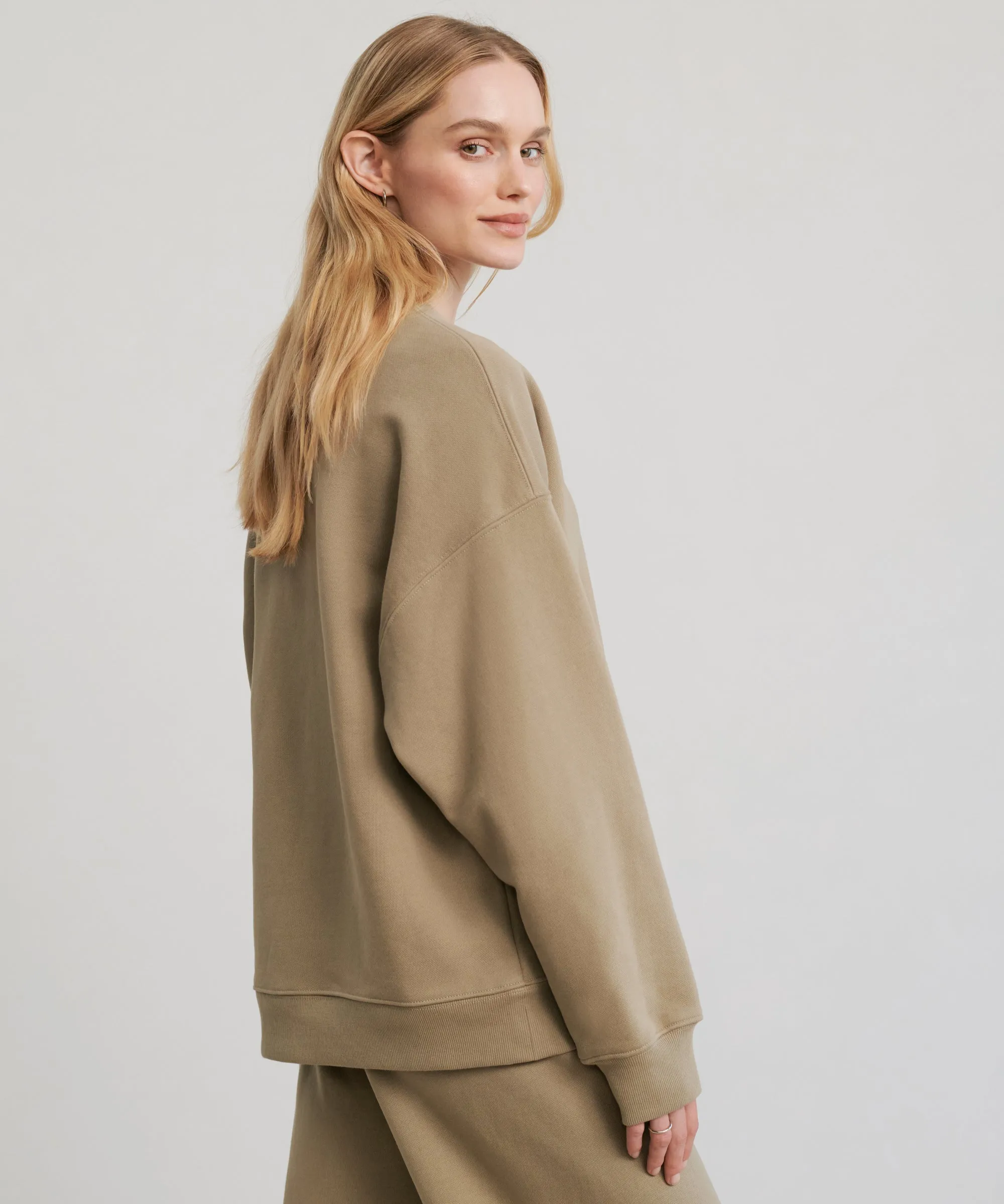Rolled Hem Detailing Marina Sweatshirt