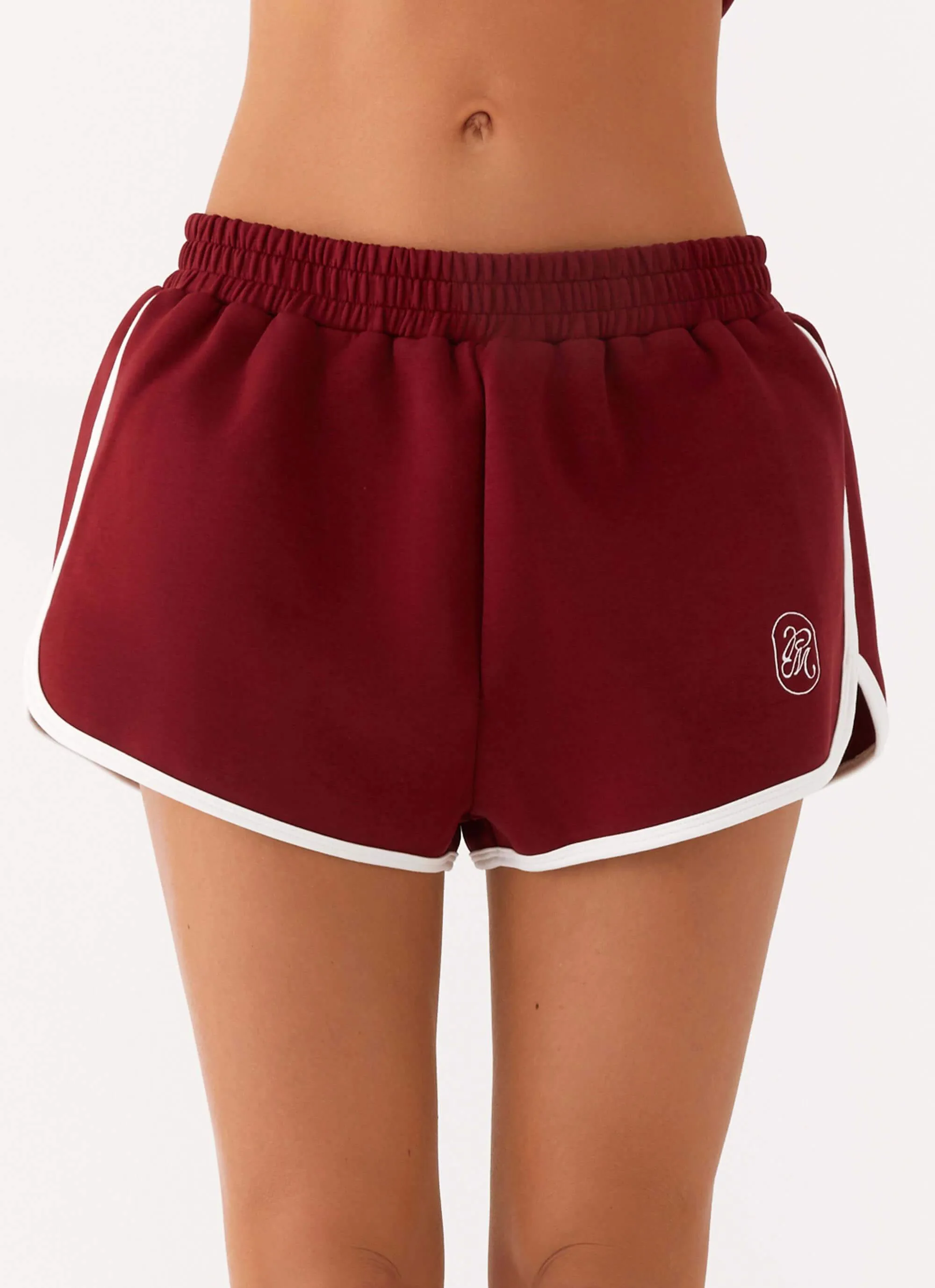 Soft Texture Out Of Your League Track Shorts - Red