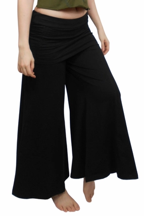 Premium Look Ruched Skirt Boho Pants V2 Flexible Durability Wide-leg cut Ruched Skirt Boho Pants V2