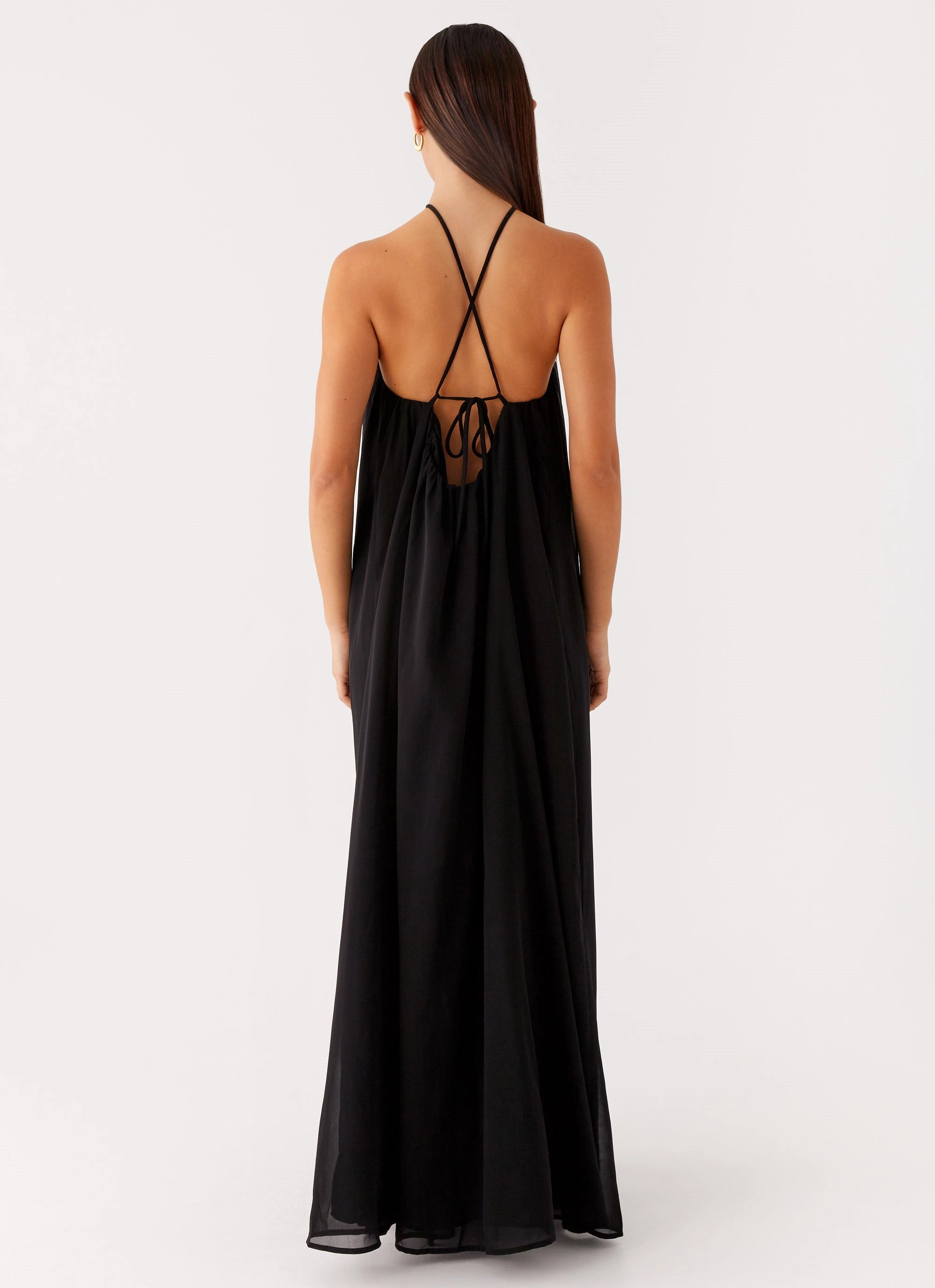 Noble Glow Saba Maxi Dress - Black