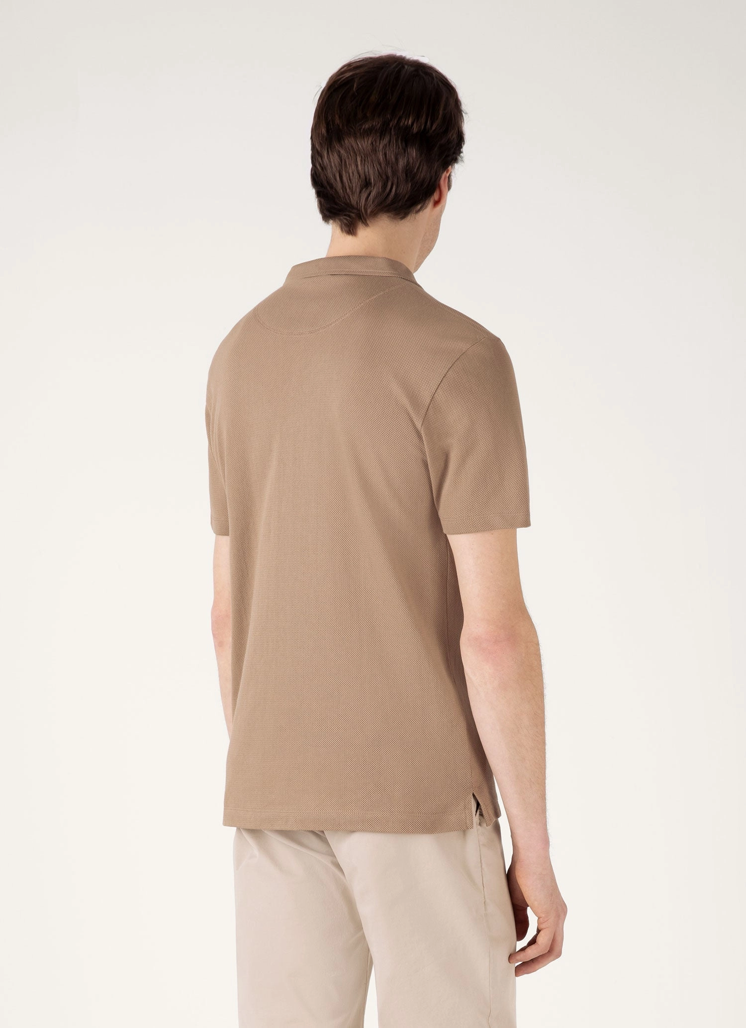 Men's Riviera Polo Shirt in Dune Comfy Essentials