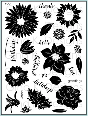 Pressed Flowers 2 Stamp Set