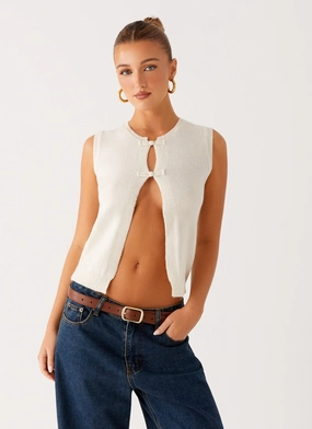 PressureRelieving Support Maali Knit Top - White Maali Knit Top - White Eco Dye Process Soft Touch