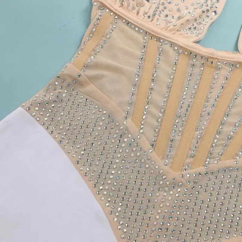 Pretty Pearl Halter Romper