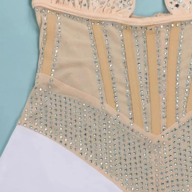 Pretty Pearl Halter Romper