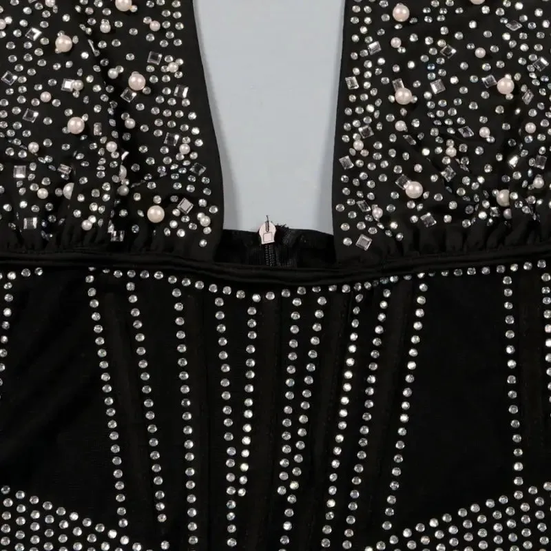 Pretty Pearl Halter Romper