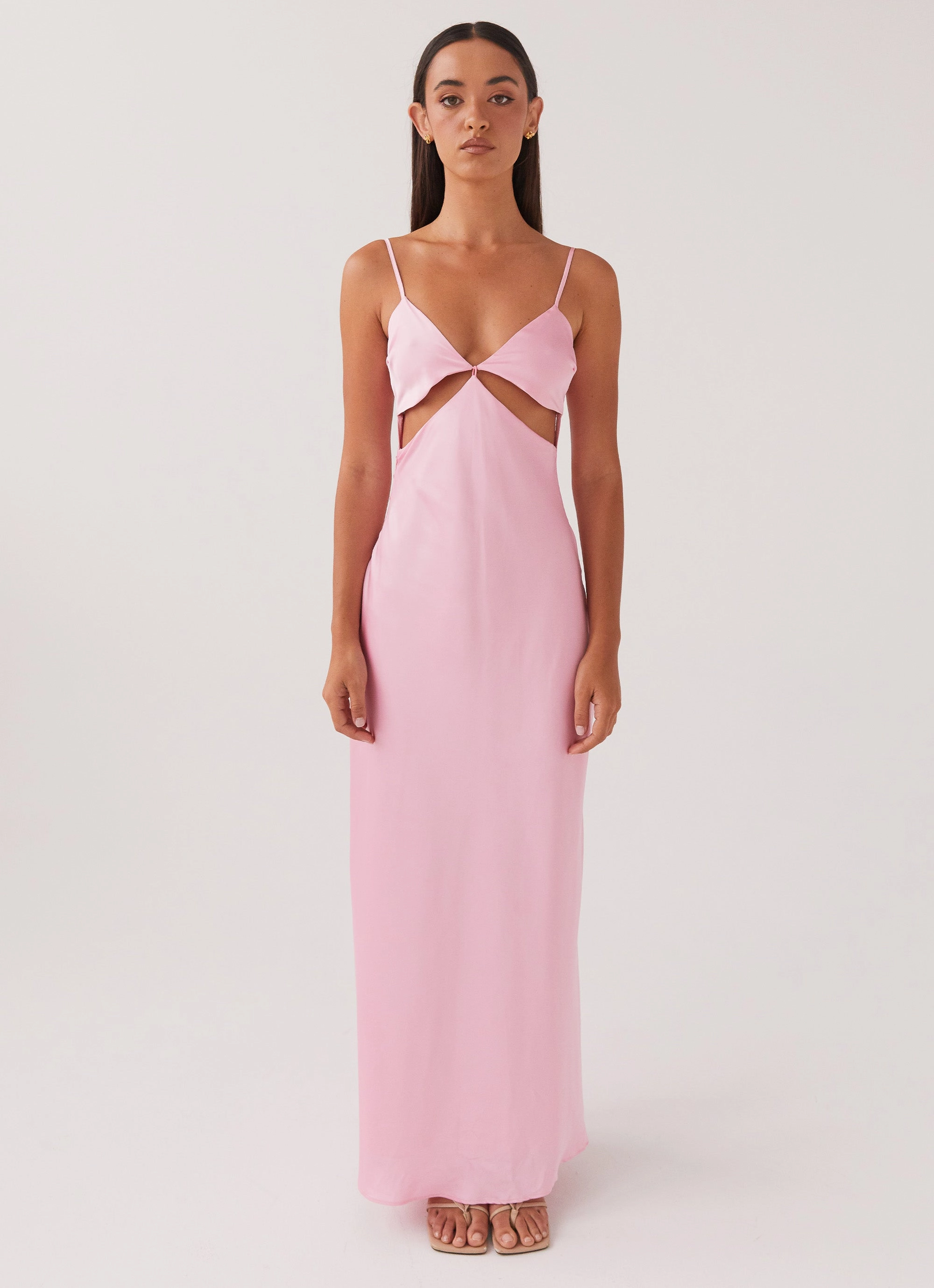 Pretty In Pink Maxi Dress - Rose Quartz Minimal Mood
