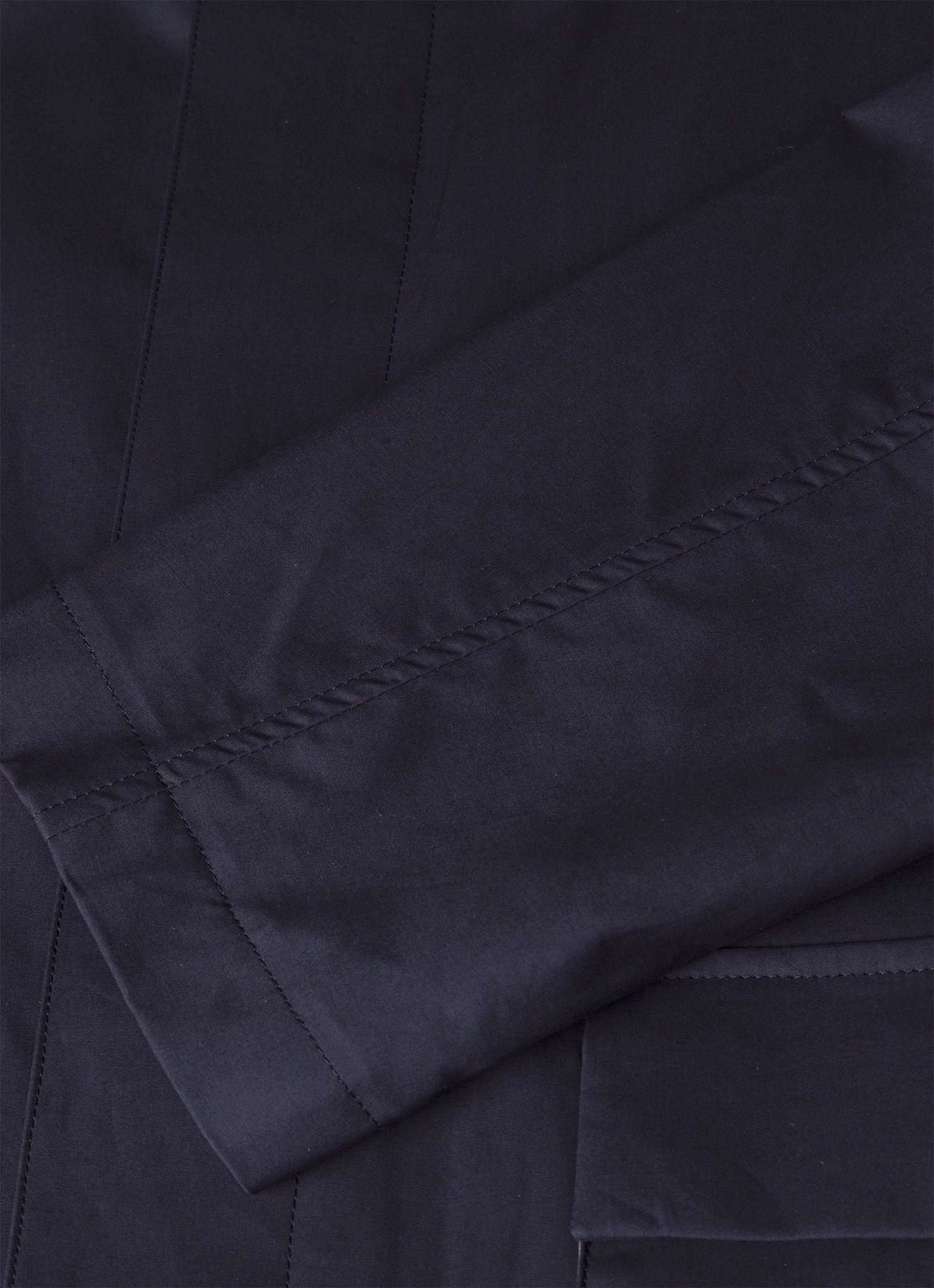 Layer Up Men's Cotton Bonded Hooded Mac in Navy