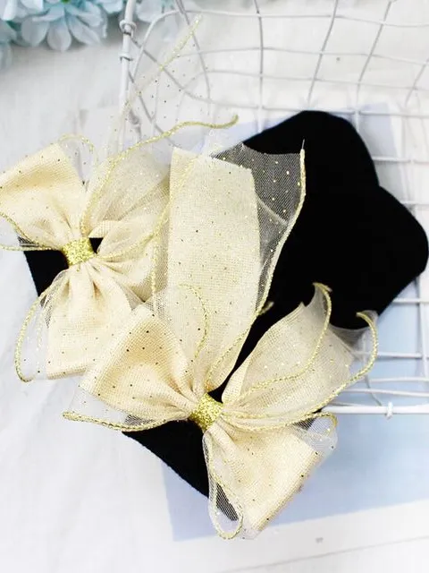 Princess Tulle Bow Knee High Socks