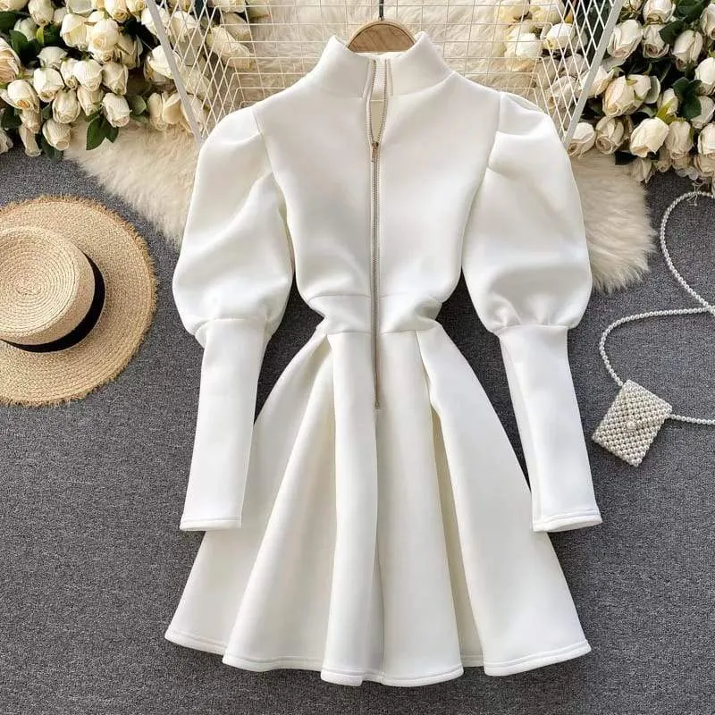 Puff Long Sleeve Dresses