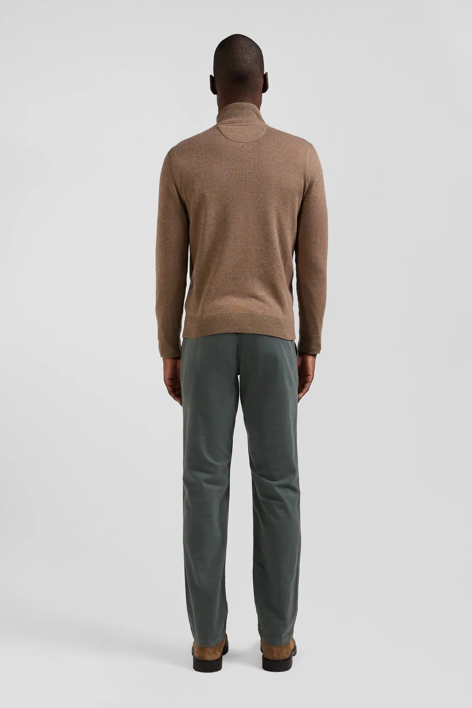 Pull camionneur Eden Park marron